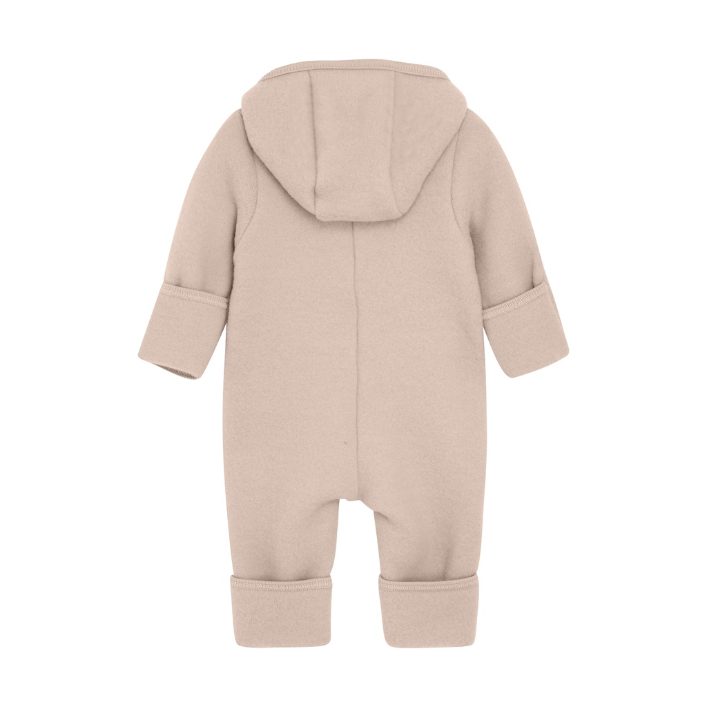 Pram Suit Ears Wool Fleece (S)