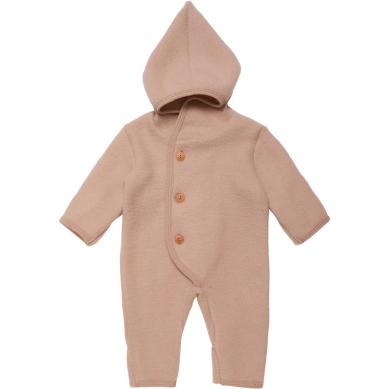 BILLIE Babysuit Button Wool Fleece 