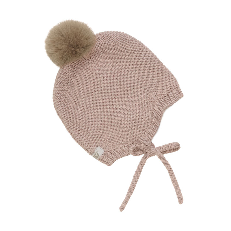 Bonnet Wool Knit w. Pompom