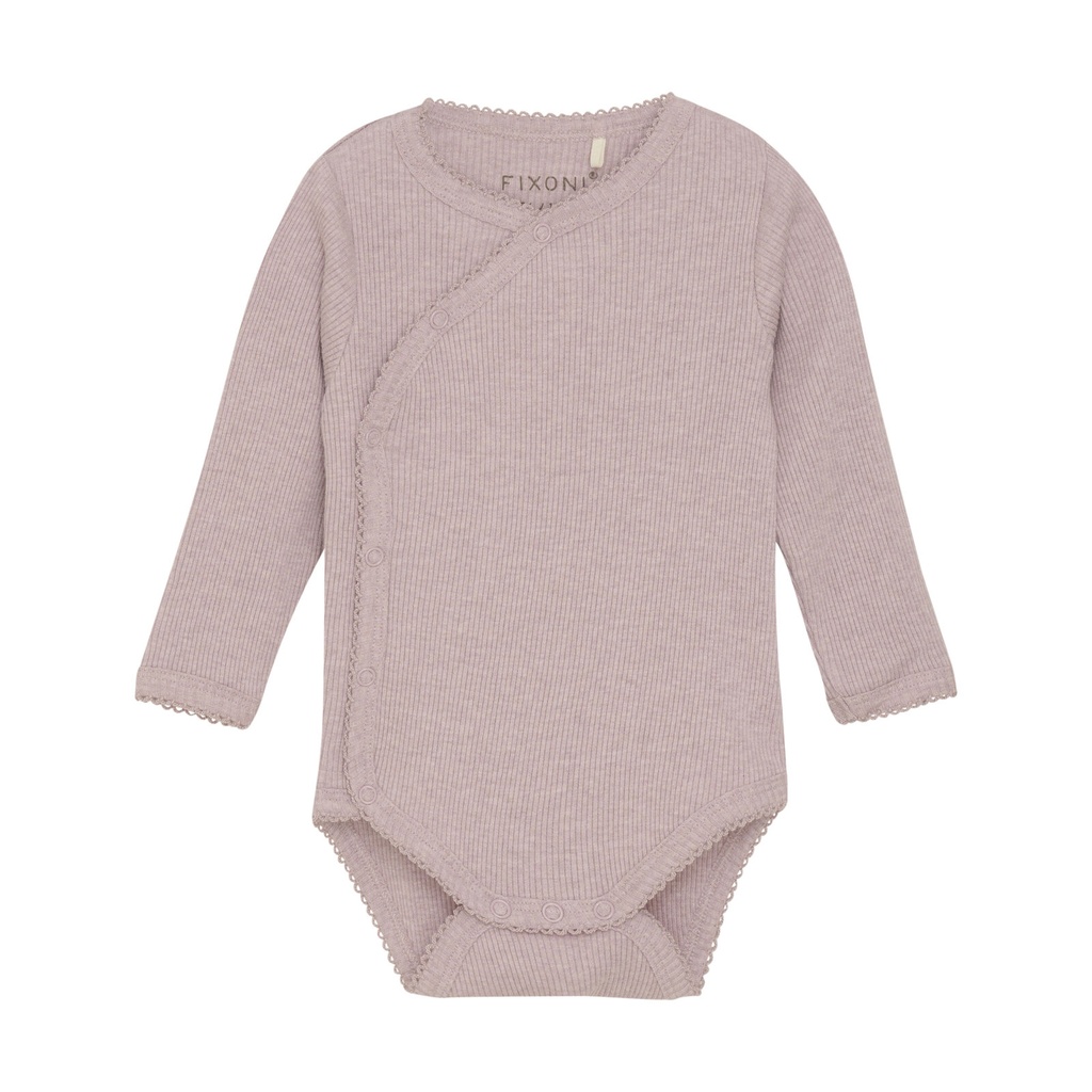 Wrap Body LS Mélange Rib AW24