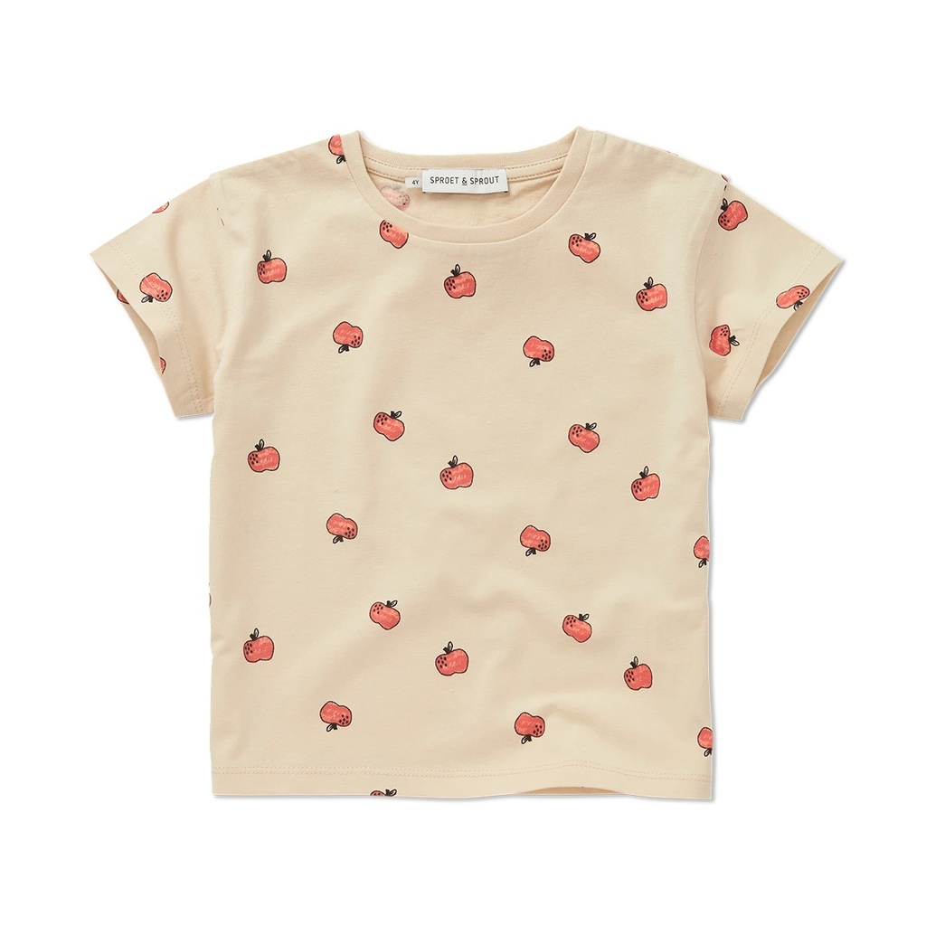 T-shirt apple print 