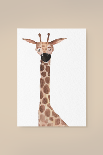 [2100000287925] Postkarte Giraffe